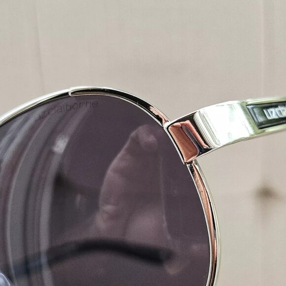 Liz Claiborne Sunglasses Silver Tone Metal Frame Unisex Eye Wear 61[]14 125 - Picture 7 of 12